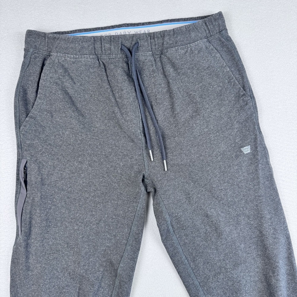 Mack Weldon ACE Sweatpants Men Medium Gray Comfort‎ 29" French Terry Stretch